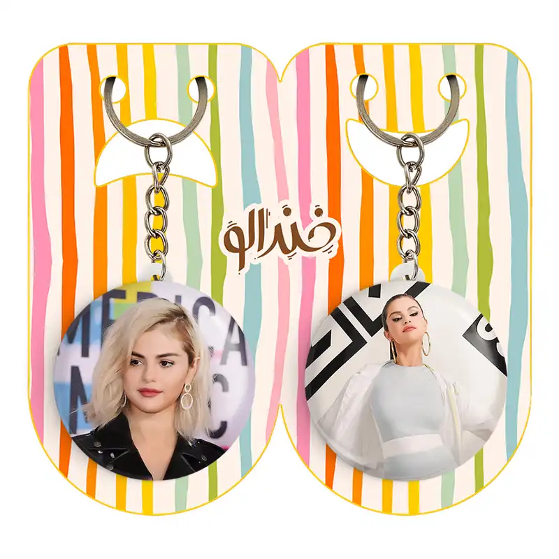 جاکلیدی خندالو مدل سلنا گومز Selena Gomez کد 1920819214 مجموعه 2 عددی