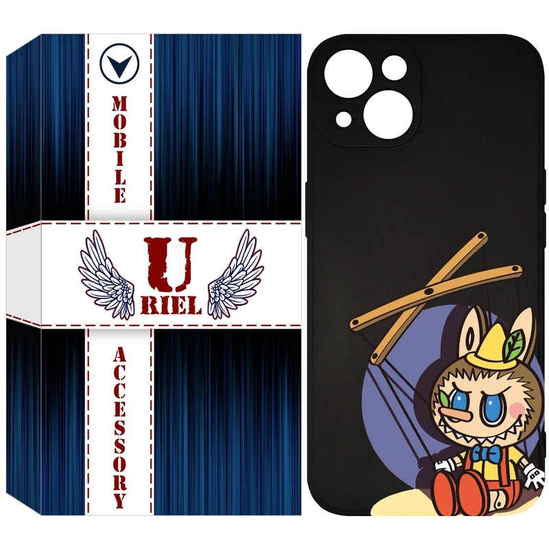 کاور یوریل مدل KSH کد 108 طرح عروسک لبوبو مناسب برای گوشی موبایل اپل iPhone 13