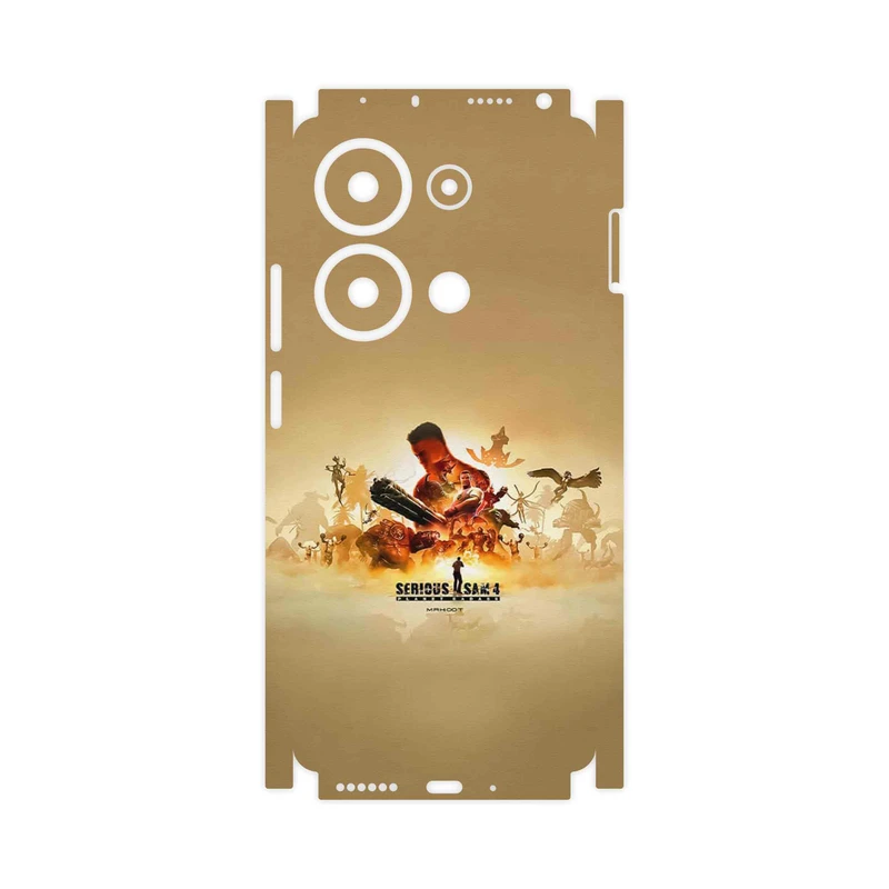 برچسب پوششی ماهوت مدل Serious Sam Game Series-FullSkin مناسب برای گوشی موبایل شیائومی Redmi Note 13 Pro 4G