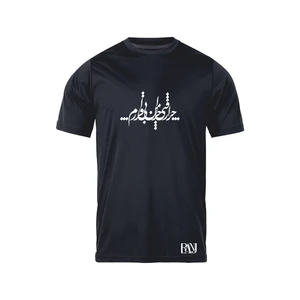 تی شرت آستین کوتاه مردانه رانژ مدل تایپوگرافی 001-23RA06 رنگ مشکی