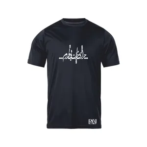 تی شرت آستین کوتاه مردانه رانژ مدل چرا رفتی چرا من بی قرارم 001-23RA06 رنگ مشکی