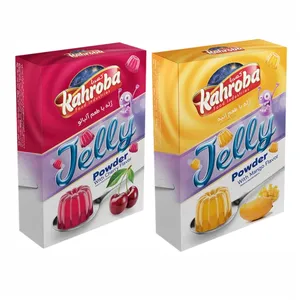 پودر آلبالو و پودر ژله انبه کهربا - 100 گرم مجموعه 2 عددی