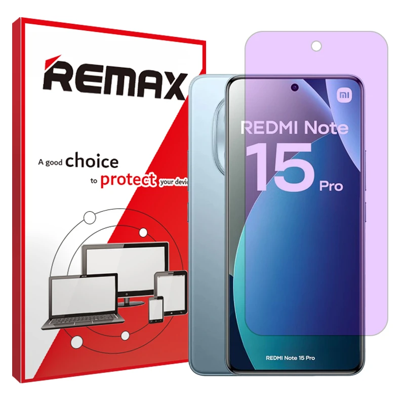 محافظ صفحه نمایش آنتی پرپل ریمکس مدل Eye Care مناسب برای گوشی موبایل شیائومی Redmi Note 15 Pro 4G