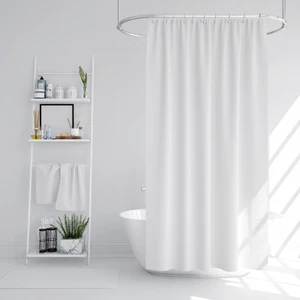 پرده حمام دلفین کد Ch-R سایز 200×180 سانتی متر