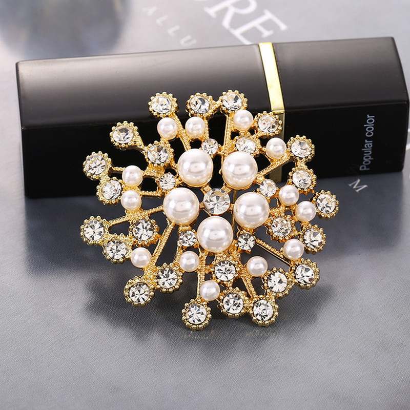 گل سینه زنانه مدل Shining sun کد 00731