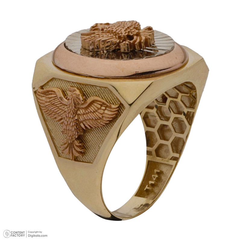 انگشتر طلا 18 عیار مردانه طلای مستجابی مدل 28100 انگشتر طلا 18 عیار مردانه طلای مستجابی مدل 28100