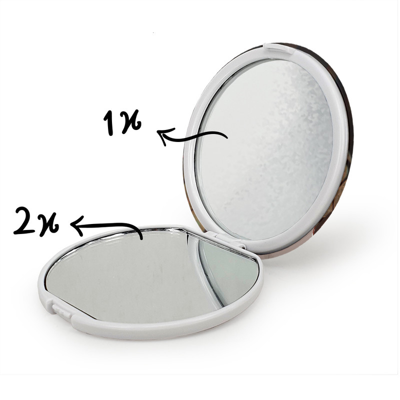 آینه جیبی خندالو طرح ماکیما انیمه مرد اره ای Chainsaw Man مدل تاشو کد 17924