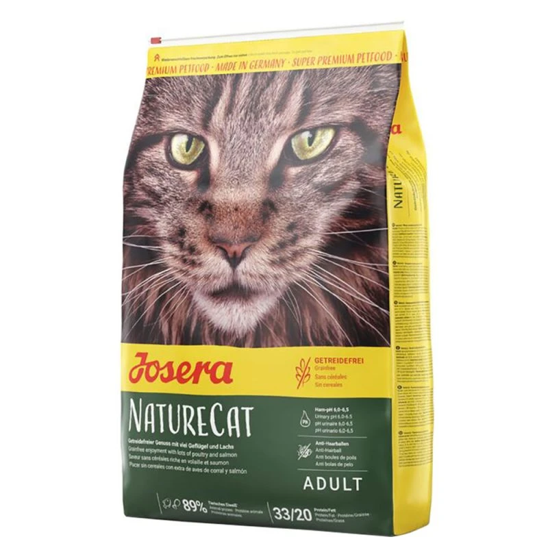 غذای خشک گربه جوسرا مدل new naturecat وزن 2 کیلوگرم