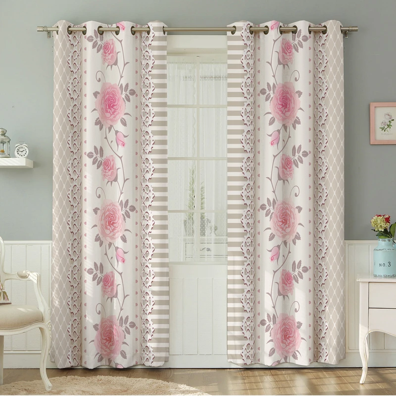 پرده نیروانا طرح مدرن  مدل هازان کد 4551 سایز 140×280 سانتی متر