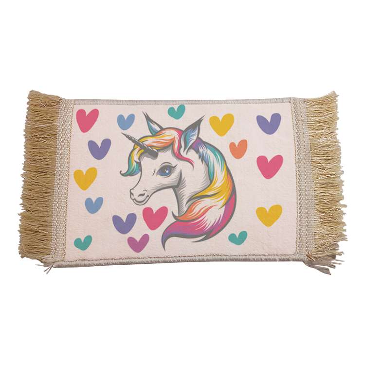 فرش ماشینی دیوارکوب مدل یونیکورن کد 55