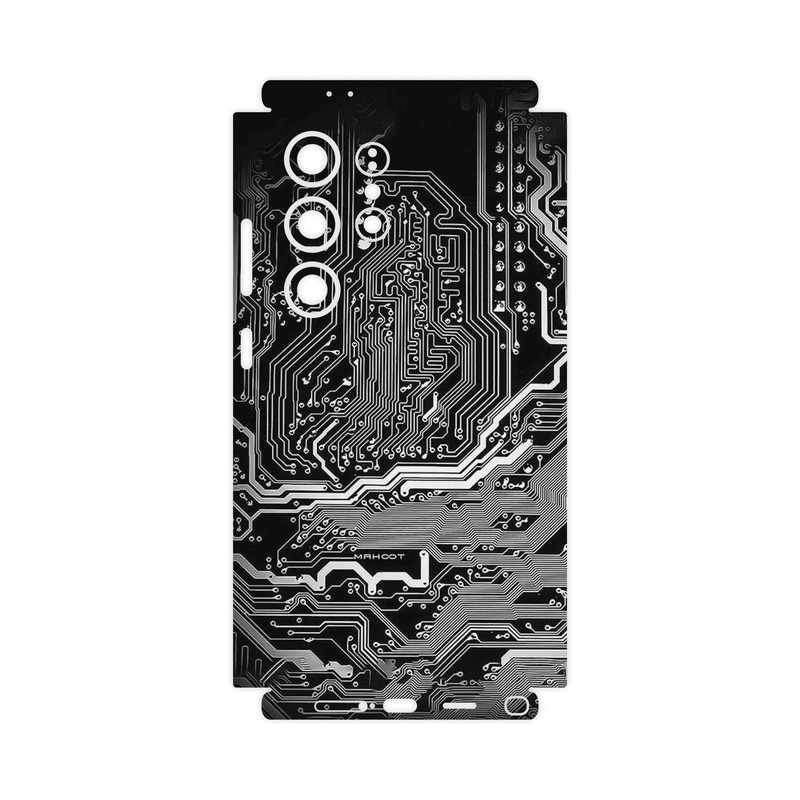 برچسب پوششی ماهوت مدل Black_Printed_Circuit_Board-FullSkin مناسب برای گوشی موبایل سامسونگ Galaxy S24 Ultra