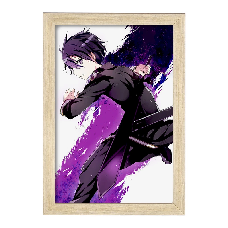 تابلو خندالو مدل انیمه هنر شمشیر زنی آنلاین  کد 12084