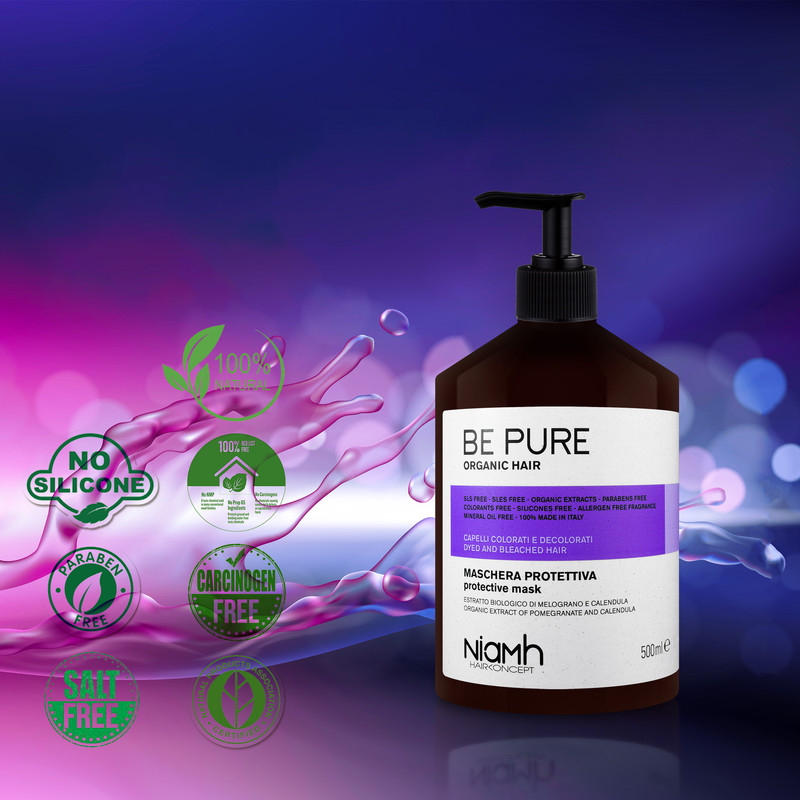 ماسک مو بی پیور سری Niamh مدل Color Protect حجم 500 میلی لیتر