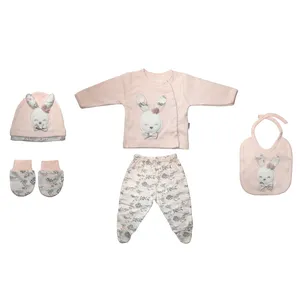 ست 5 تکه لباس نوزادی گای ب ب کد 709