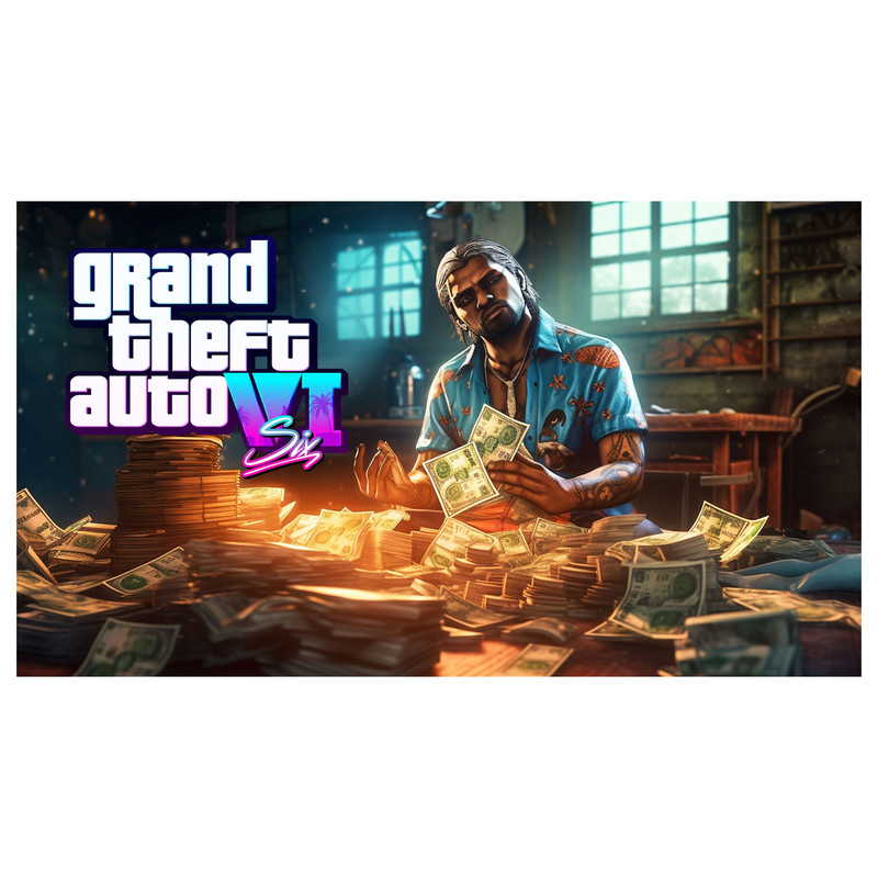تابلو شاسی مدل T8127 طرح بازی GTA