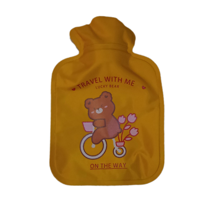 کیسه آب گرم کودک مدل خرس دوچرخه سوار کد 005