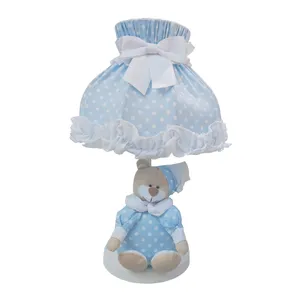 آباژور رومیزی کودک تابنده مدل خرس خوابالو