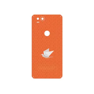 MAHOOT Minimalist origami bird Cover Sticker for Google Pixel 2