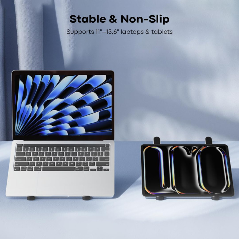 پایه نگهدارنده لپ تاپ و تبلت رپو مدل SL100 مناسب برای لپ تاپ های تا 15.6 اینچ