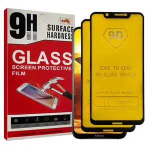 Glass Resistant model glassy screen protector suitable for Nokia 7.1 Plus mobile phone pack of two