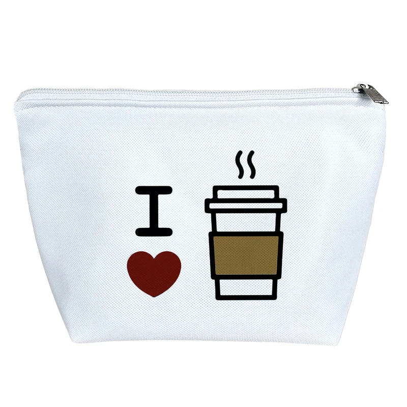 کیف لوازم آرایش دخترانه خندالو مدل دوست دار قهوه کد 10467