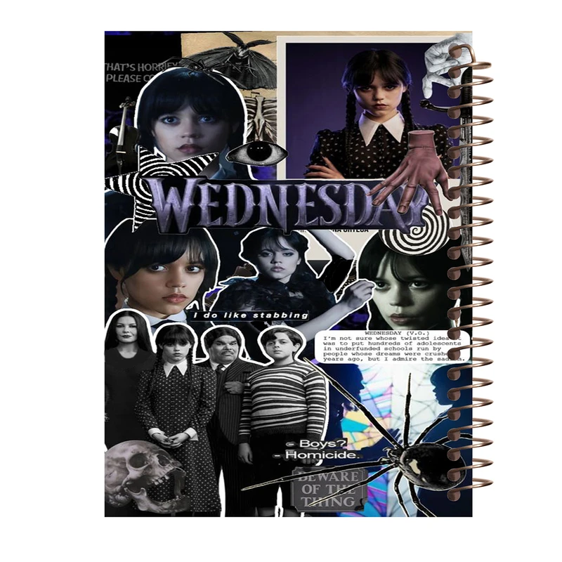 دفتر لغت 100 برگ مدل Wednesday کد W258