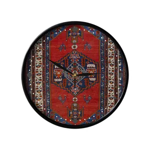 ساعت دیواری مدوپد طرح فرش ساوه مدل C-Saveh03