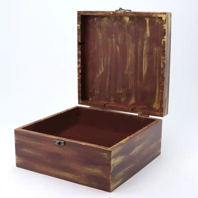 جعبه هدیه چوبی مدل یلدای ایرانی کد WB14y