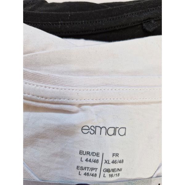 تی شرت آستین کوتاه زنانه اسمارا مدل 01 بسته دو عددی -  - 6