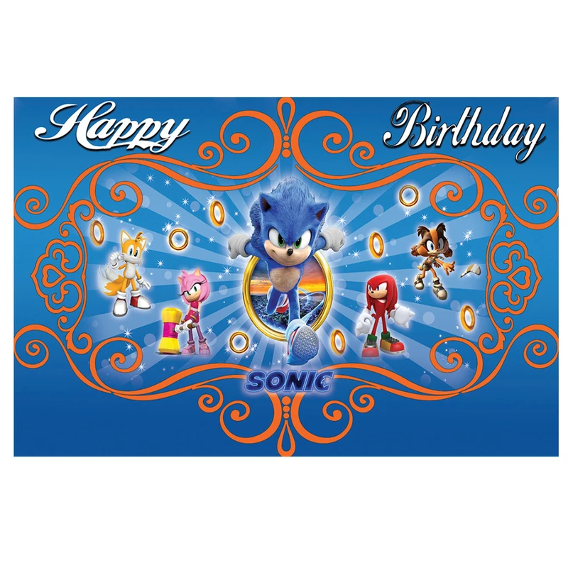 بنر تولد مسترتم طرح سونیک پلاس