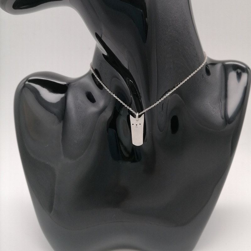 آویز گردنبند نقره زنانه مدل گربه کیوت آویز گردنبند نقره زنانه مدل گربه کیوت