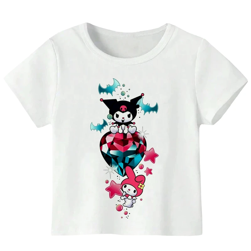 تی شرت آستین کوتاه دخترانه مدل عروسک کد A85