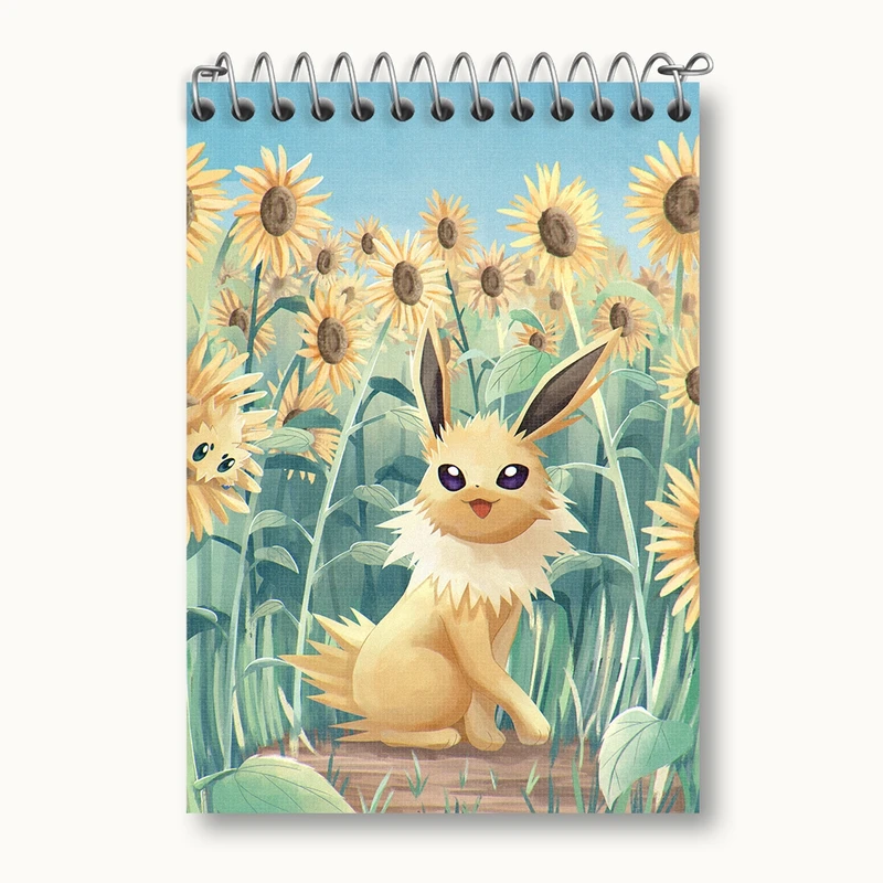 دفتر یادداشت 50 برگ خندالو مدل بازی پوکمون (pokemon) کد 32707