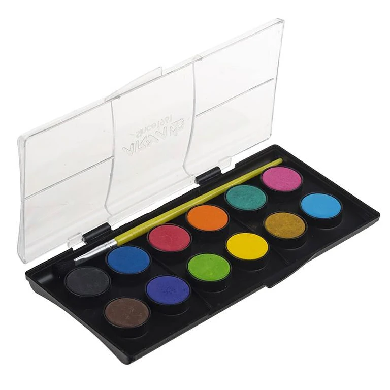 عکس شماره 2 : آبرنگ 12 رنگ آریا مدل کمان کد 5008-7