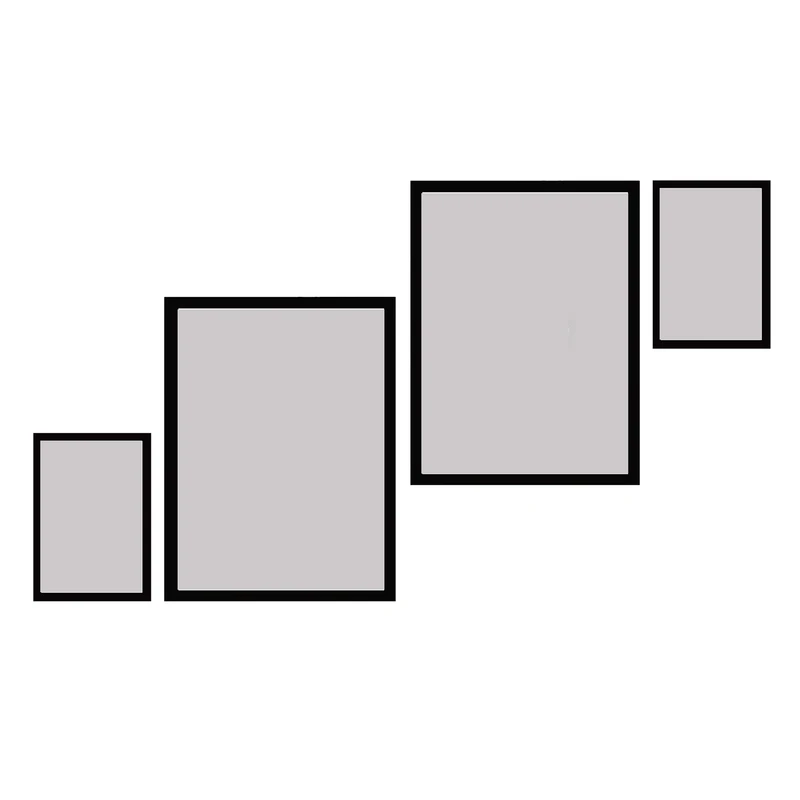 قاب عکس بکلیت مدل 215-144 مجموعه 4 عددی