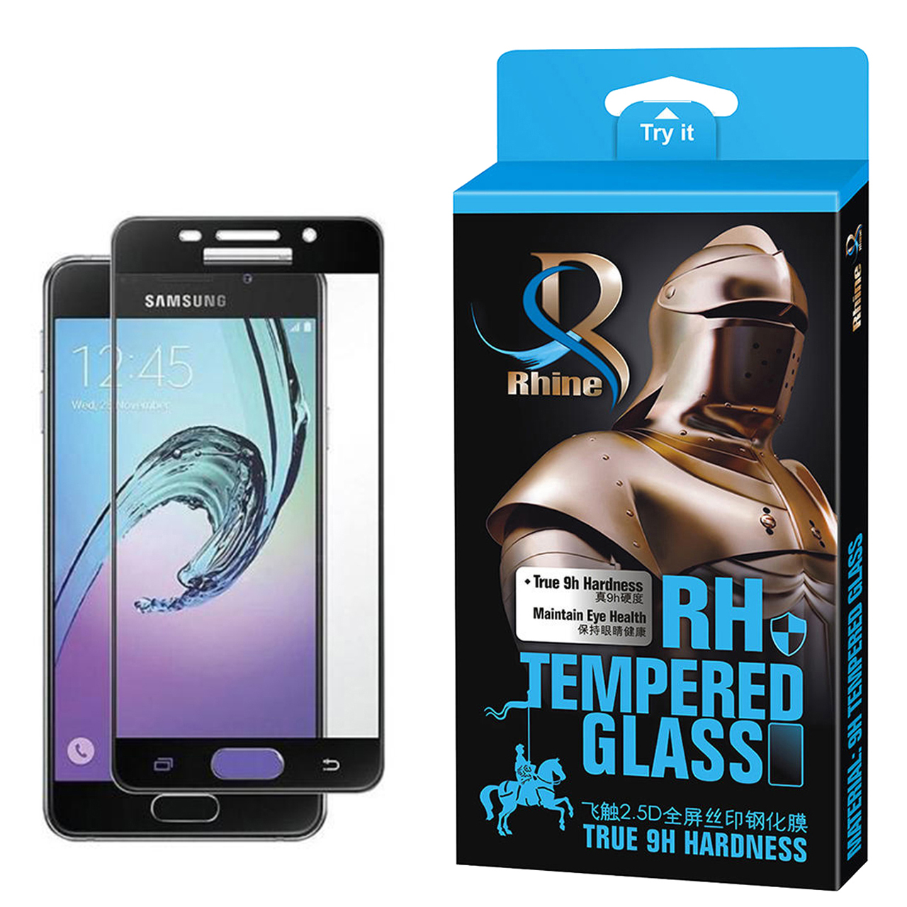 محافظ صفحه نمایش 9D راین مدل R-9 مناسب برای گوشی موبایل سامسونگ Galaxy A5 2016