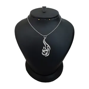 گردنبند نقره زنانه لیردا مدل اسم آوینا کد 0137 MHR
