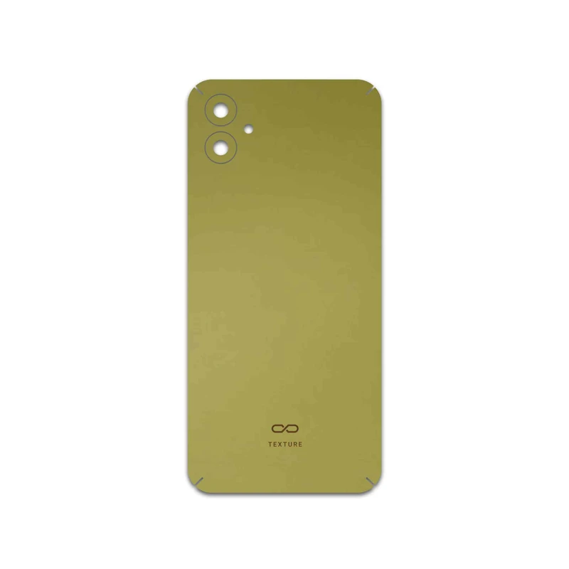 برچسب پوششی ماهوت مدل Matte-Gold مناسب برای گوشی موبایل سامسونگ A04e