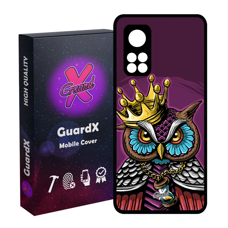 کاور گارد ایکس طرح Owl مدل Glass10081 مناسب برای گوشی موبایل شیائومی Mi 10T / Mi 10T Pro
