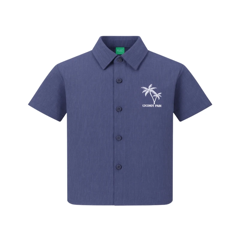 پیراهن آستین کوتاه یقه برگردان پسرانه مدل 501056T