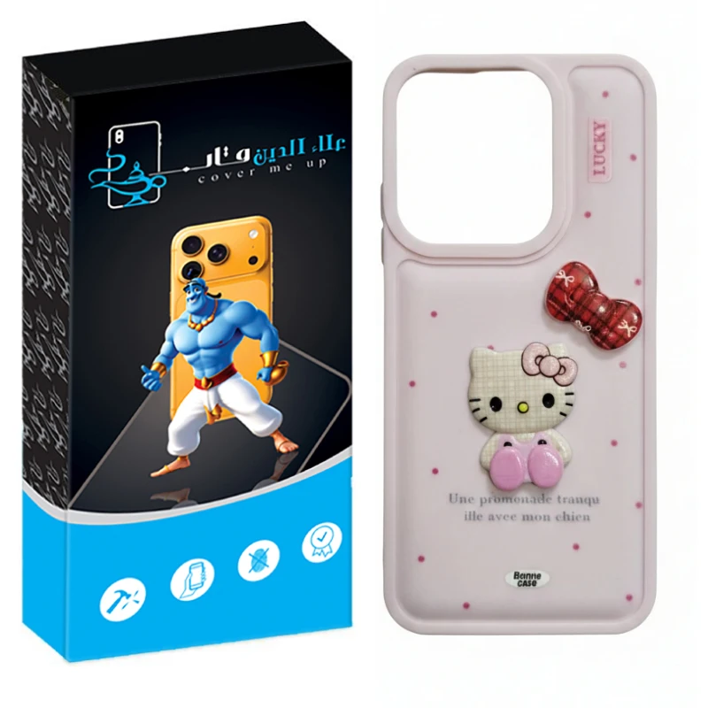 کاور علاالدین قاب مدل کیتی عروسکی مناسب برای گوشی موبایل شیائومی Rrdmi Note 13 4G