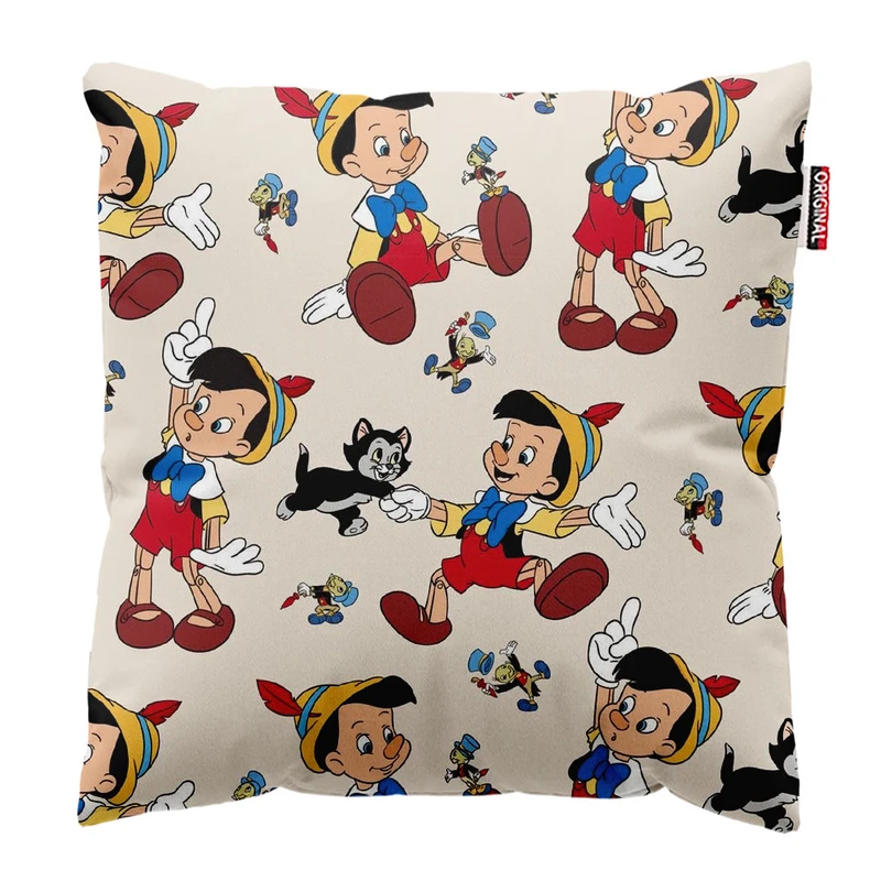   کوسن پاد آفرین طرح پینیکیو کد 2017 سایز 30*30 سانتی متر