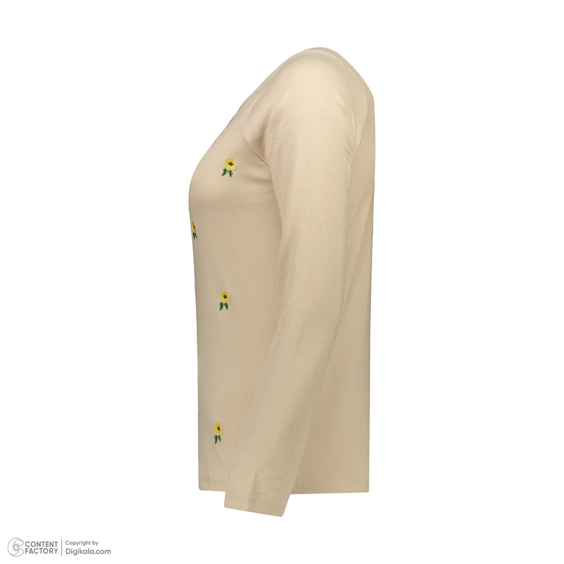 بلوز آستین بلند زنانه مدل گلدوزی گل کد 110302/1