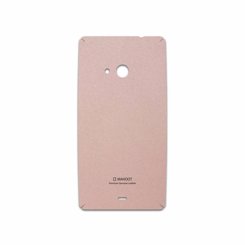 برچسب پوششی ماهوت مدل Rose Gold Leather مناسب برای گوشی موبایل مایکروسافت Lumia 535