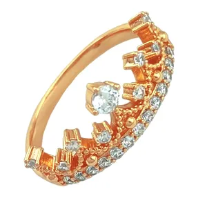 انگشتر زنانه ژوپینگ مدل تاج کد R4307