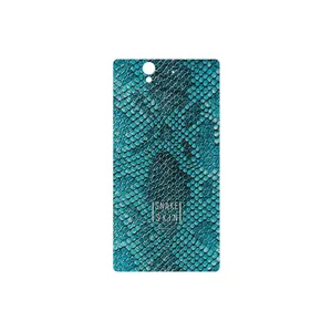 MAHOOT Blue Snake Skin Cover Sticker for Sony Xperia X