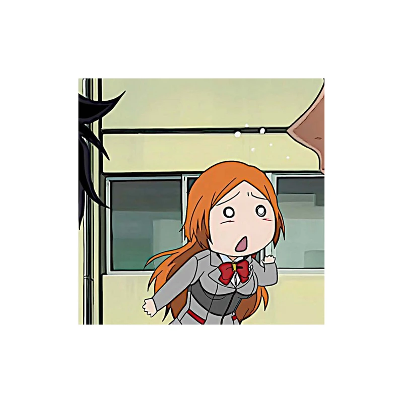 استیکر لپ تاپ و موبایل مدل انیمه طرح Bleach Orihime Inoue کد 3017