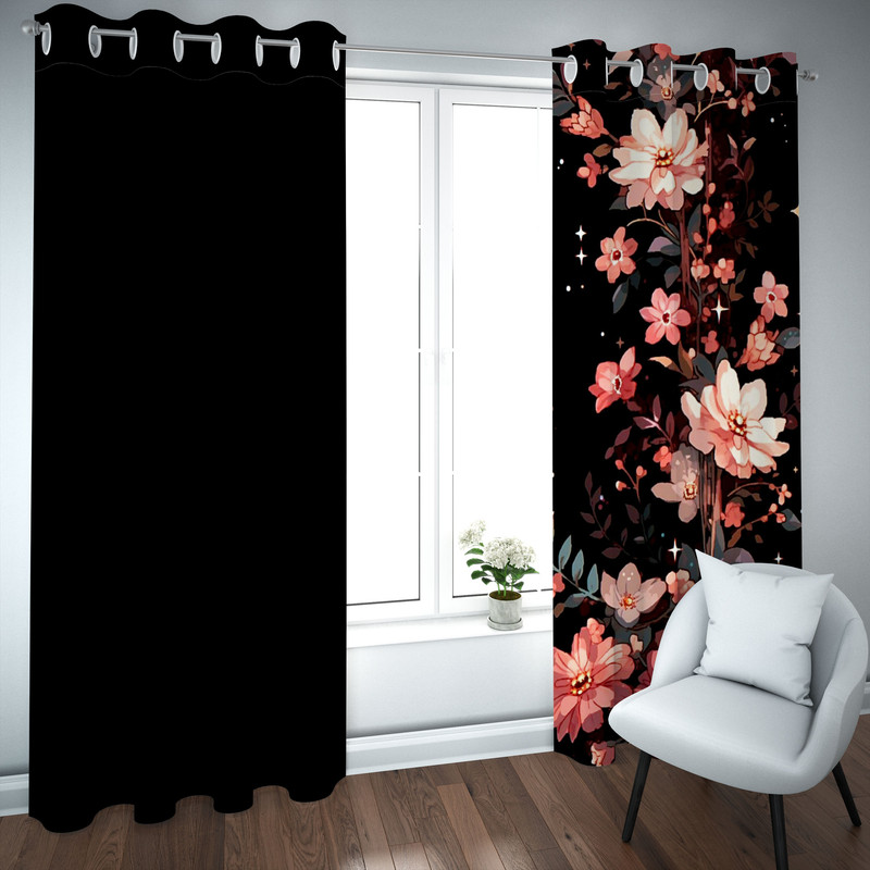 پرده مدل چاپی هازان سایز 300×150 سانتی متر 