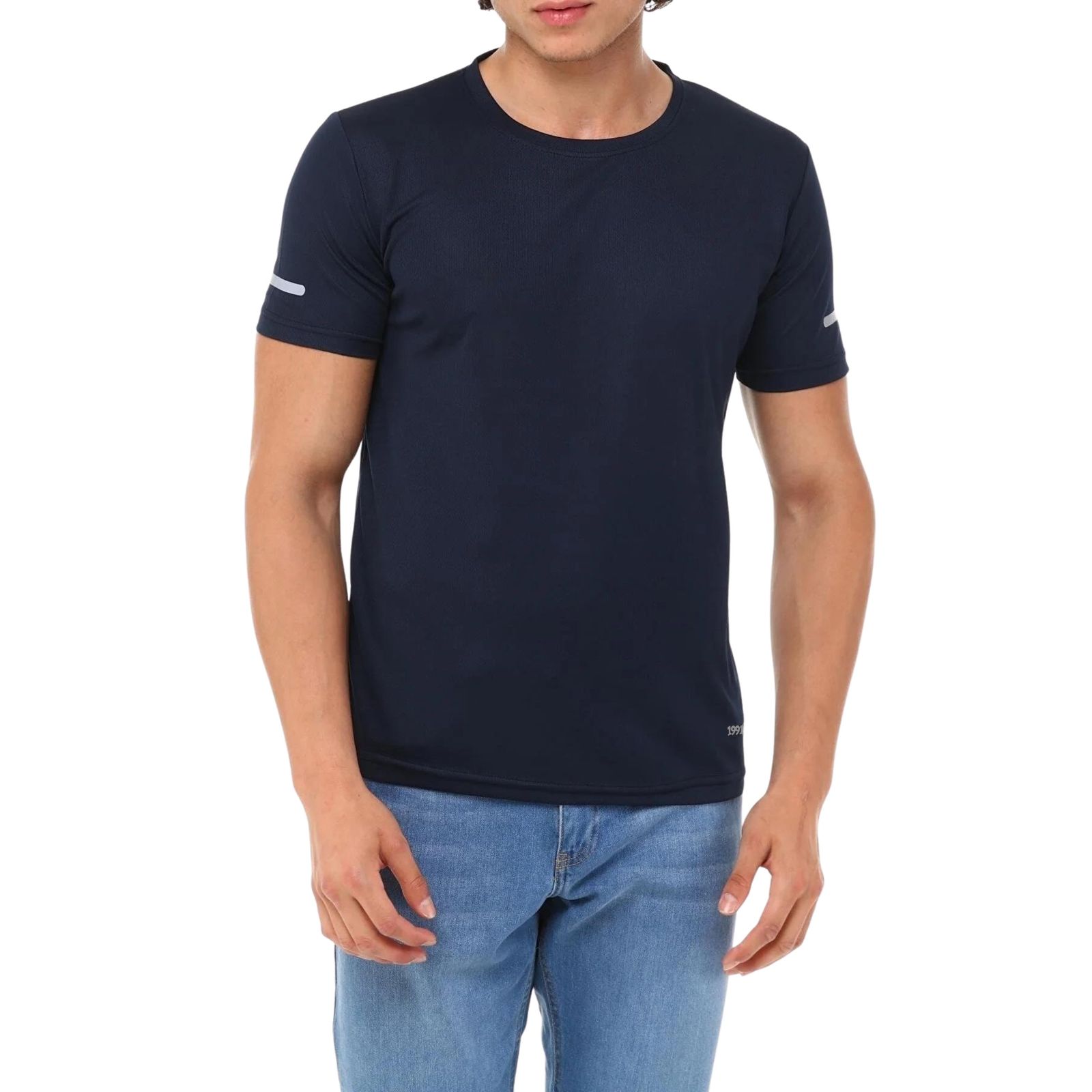 تی شرت آستین کوتاه ورزشی مردانه نوزده نودیک مدل TS1962 NB -  - 1
