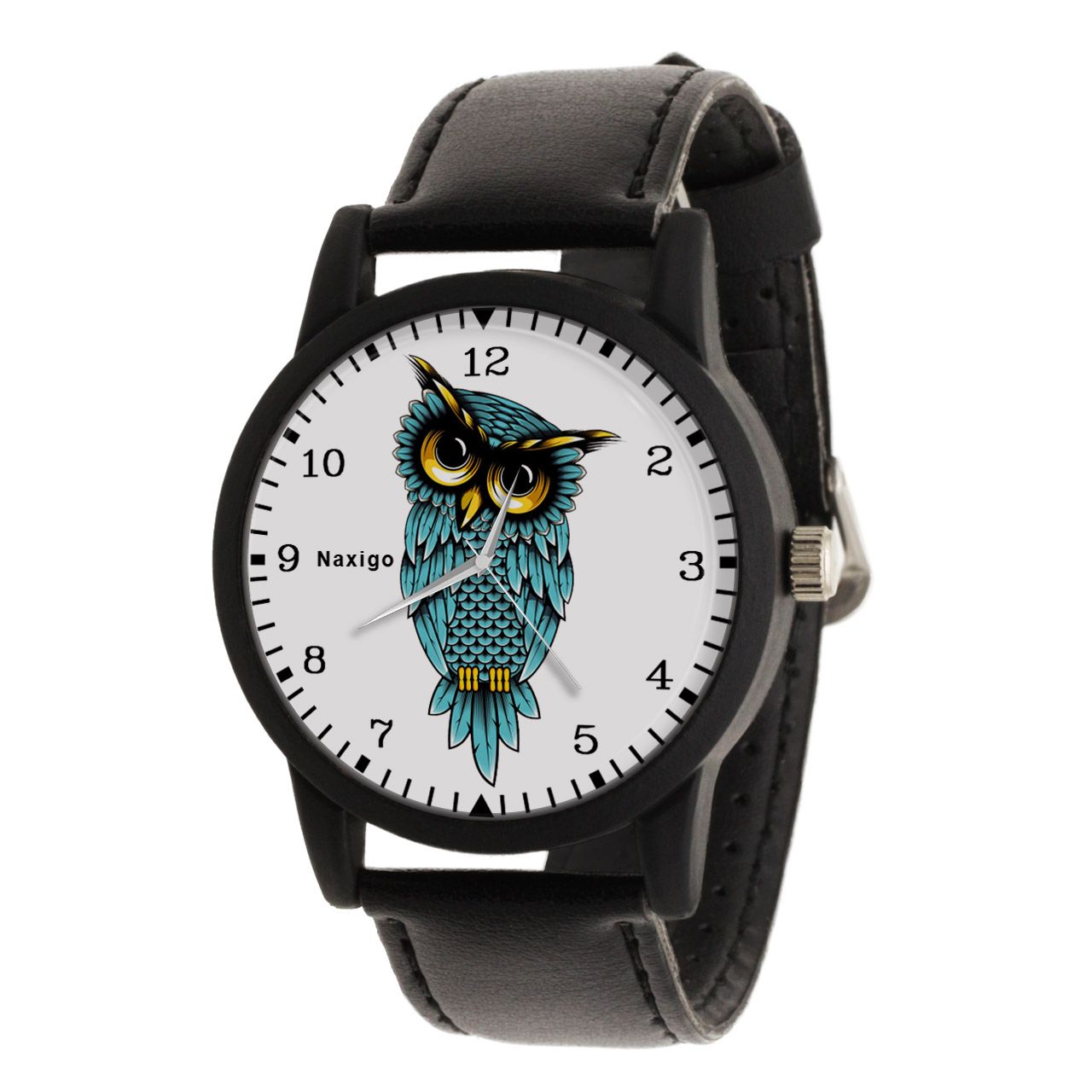 ساعت مچی عقربه ای ناکسیگو طرح جغد کد LF4252 -  - 1